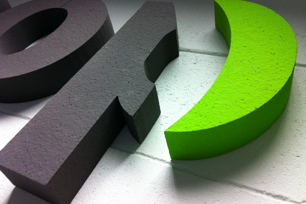 Scritte in polistirolo - Via S. Andrea - Arco (TN) - Inaugurazione